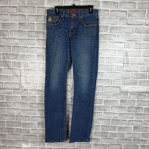 Cinch Men's Straight Jeans in Medium Blue Wash